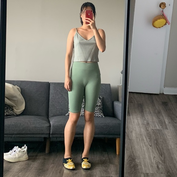 H&M NWT short jersey camisole top size M - Picture 8 of 10